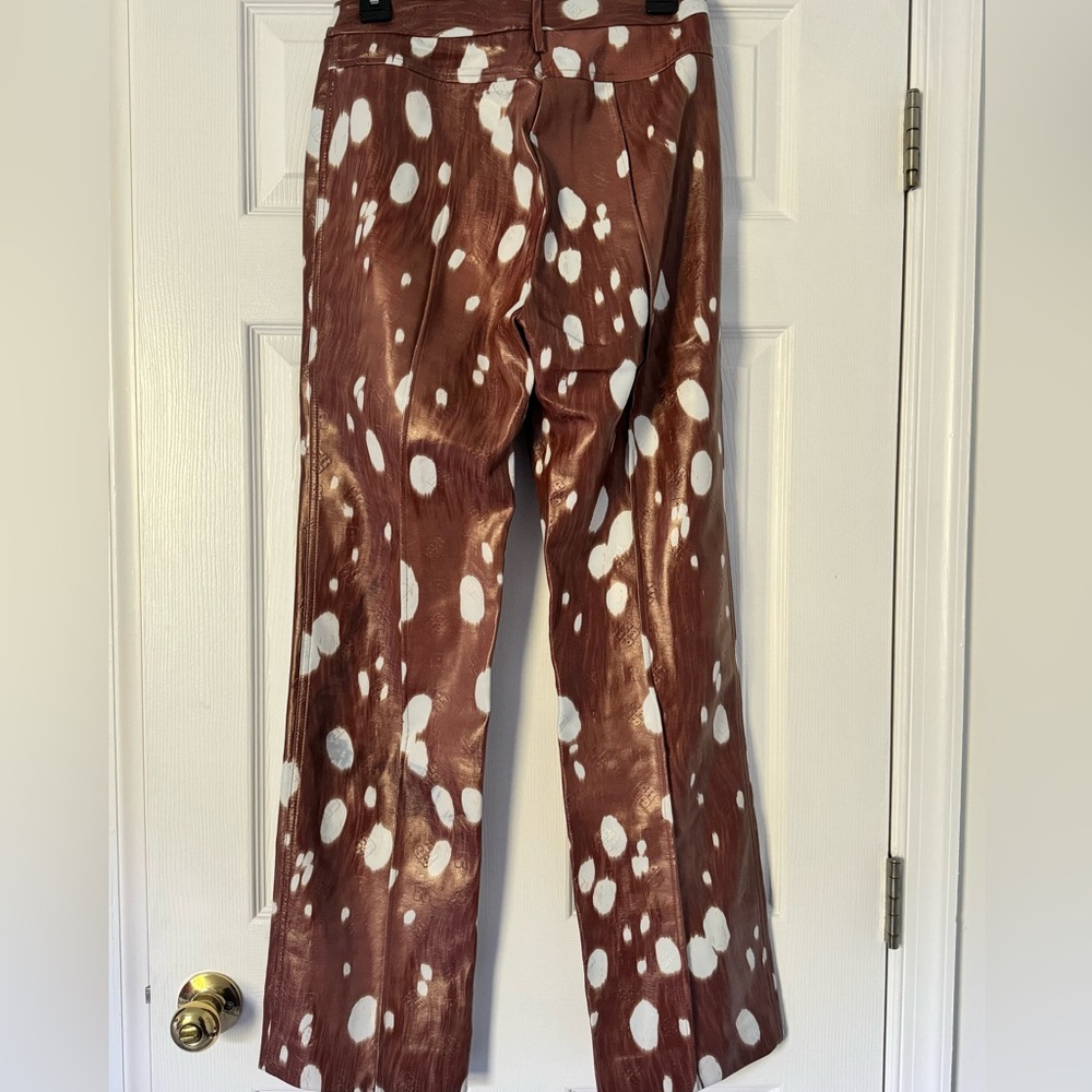Rotate printed faux leather
